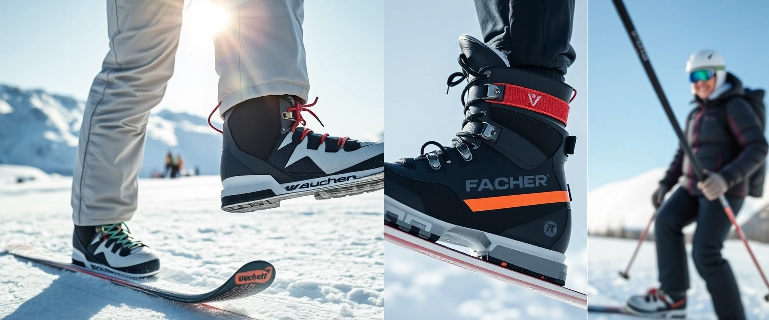 Glücklicher Skifahrer mit perfekt angepassten Fischer Vacuum Skischuhen
