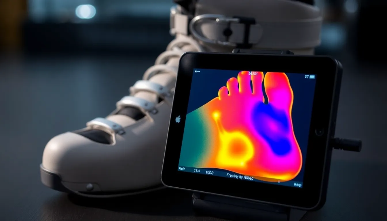 3D-Fussanalyse zur Ermittlung von Druckpunkten für die Skischuhanpassung