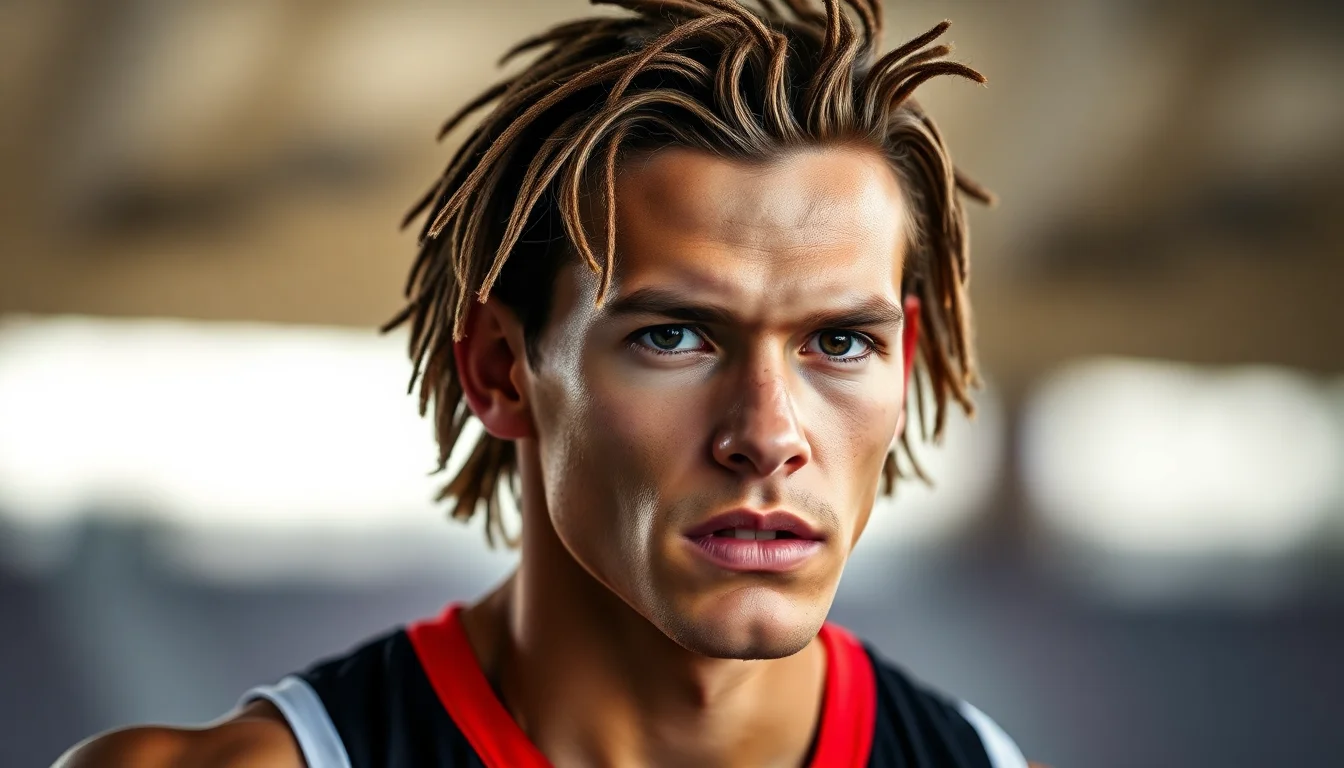 Profilbild eines jungen Athleten