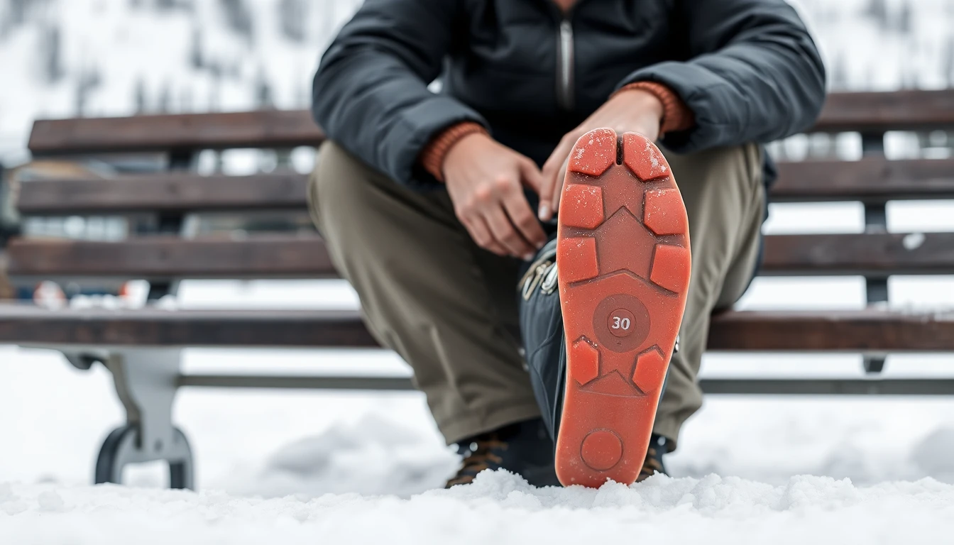 Ein Skifahrer mit schmerzenden Füssen und Druckstellen durch schlecht sitzende Skischuhe.
