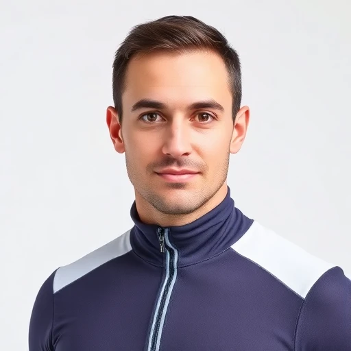 Ambitionierter Skifahrer nach dem Bootfitting