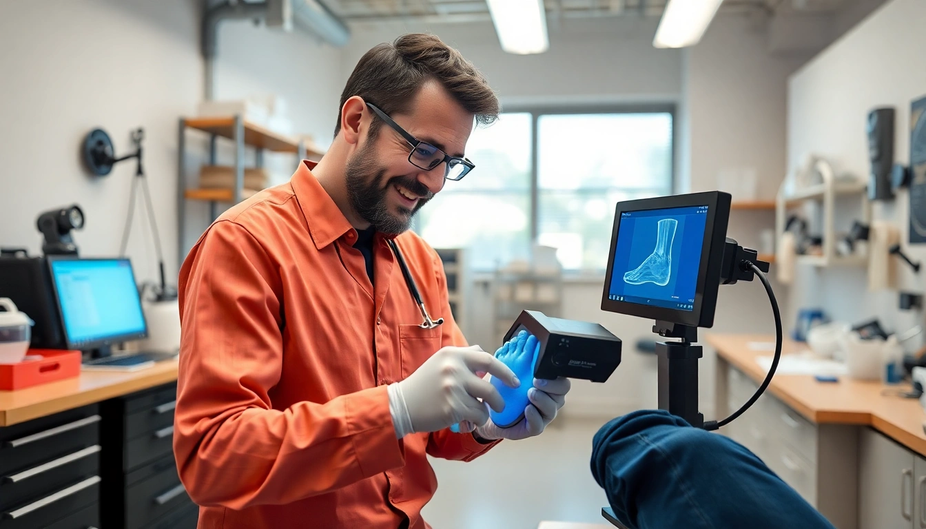 Professionelle 3D-Fussanalyse bei Sport Schuh Fitting in Buochs.