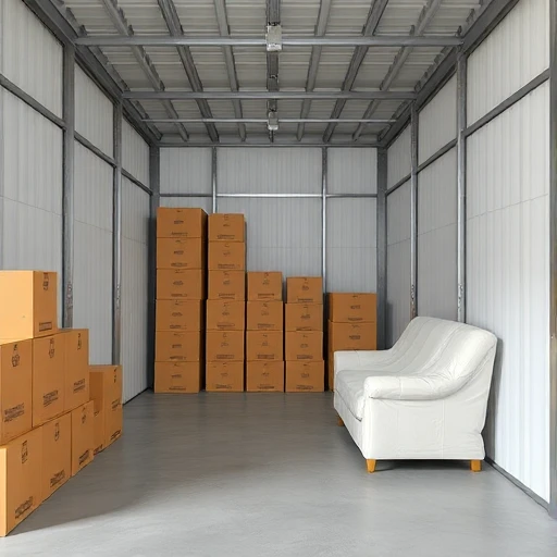 Sicheres und sauberes Möbellager der Lüscher Umzug AG.