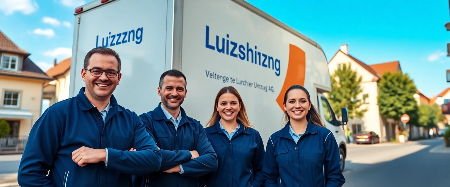 Professionelles Umzugsteam der Lüscher Umzug AG in Solothurn