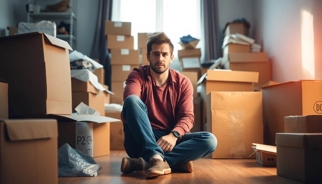 Stress und Chaos bei einem selbst organisierten Umzug