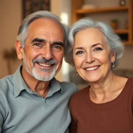 Zufriedenes Ehepaar Familie Keller