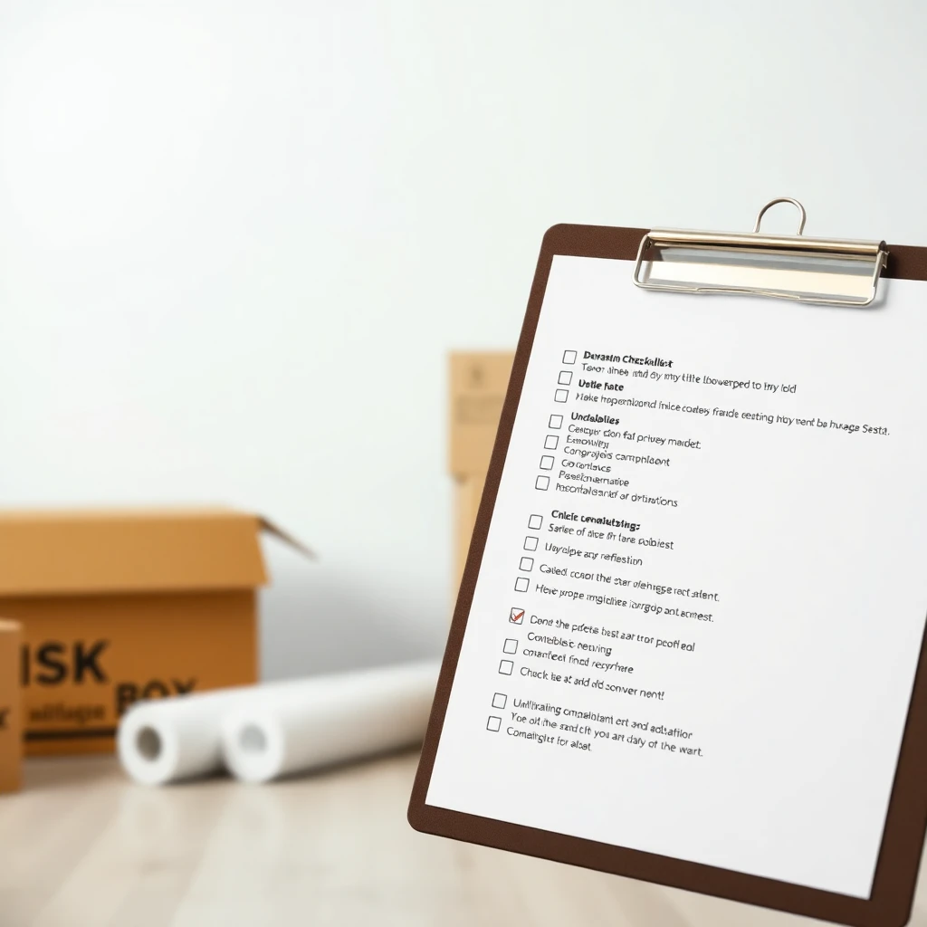 Professionelle Umzugsplanung mit Checkliste