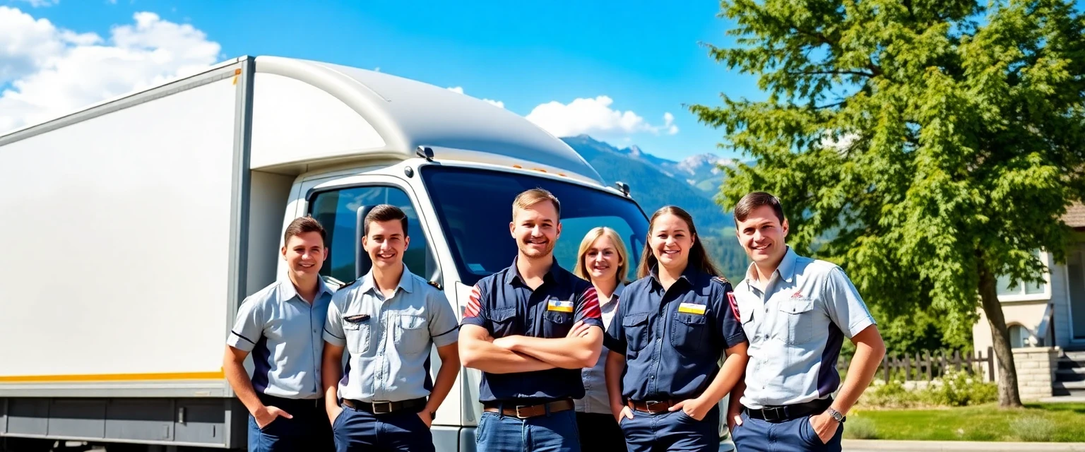 Professionelles Umzugsteam der Lüscher Umzug AG im Aargau