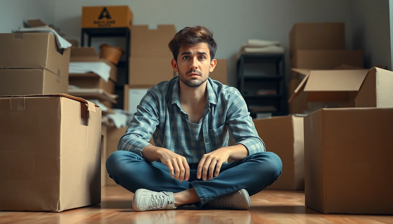 Stress und Chaos beim privaten Umzug