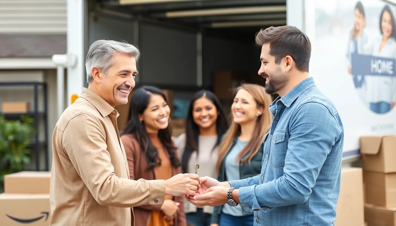 Glückliche Familie nach einem reibungslosen Umzug mit Lüscher Umzug AG.