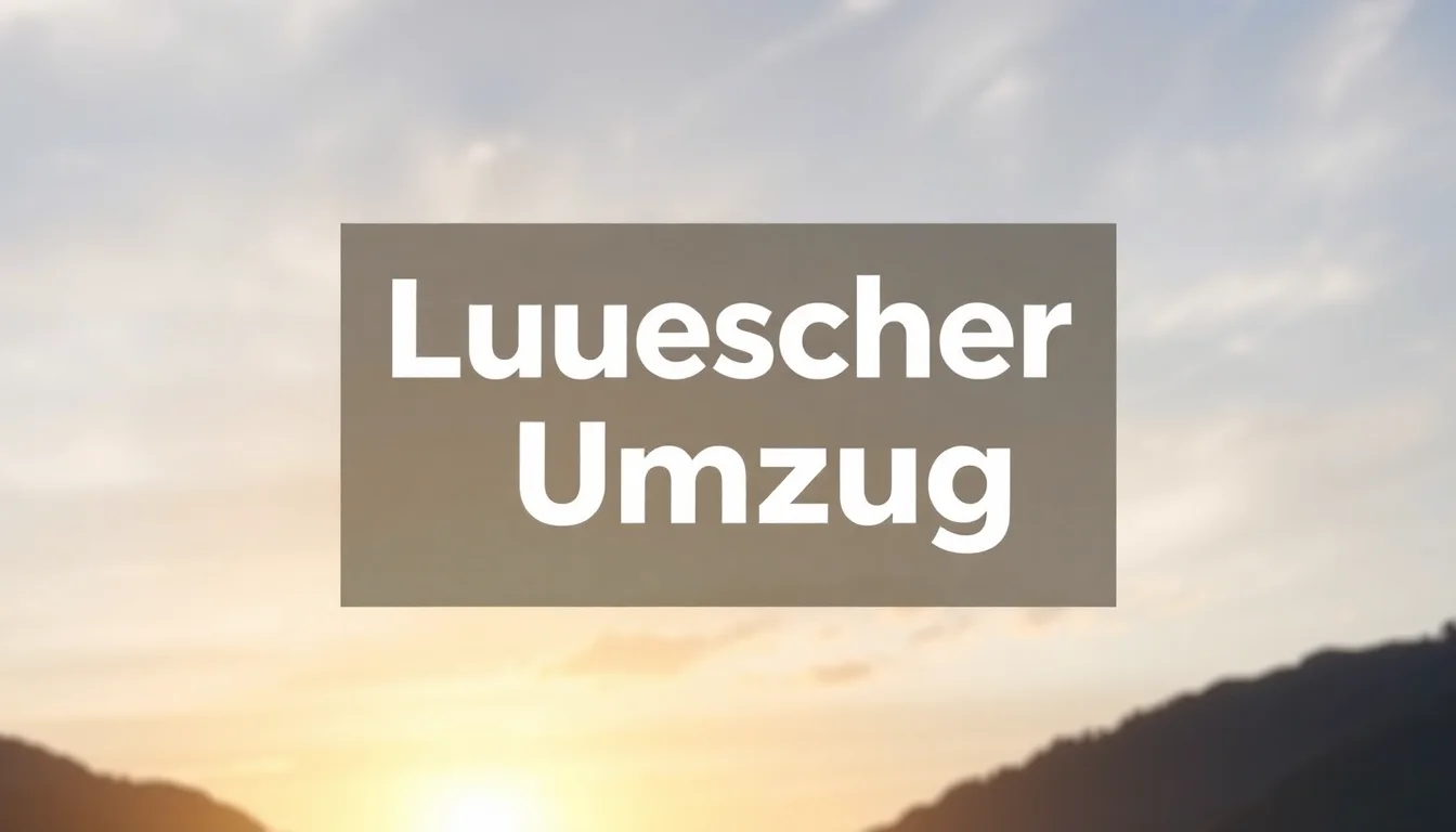 Lüscher Umzug AG Logo