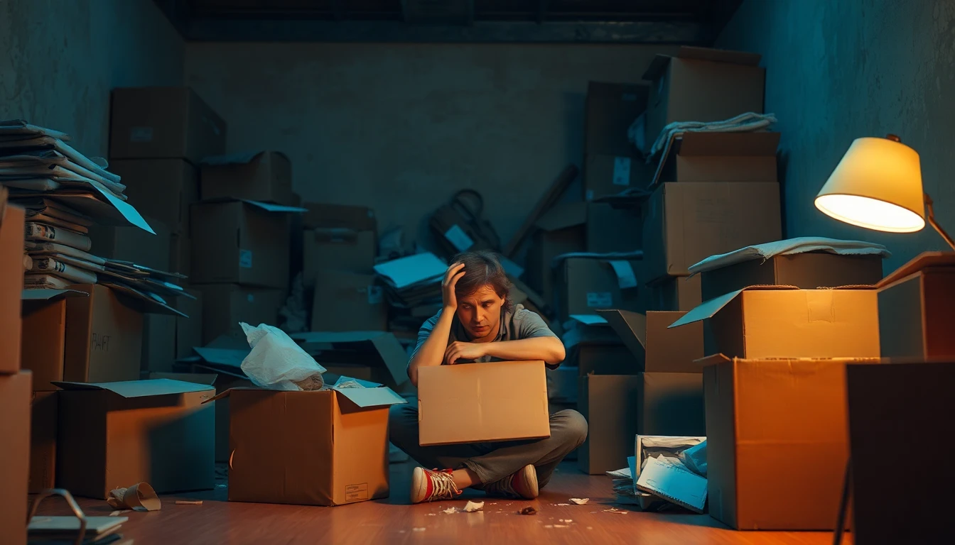 Stress und Chaos bei einem Umzug ohne professionelle Hilfe