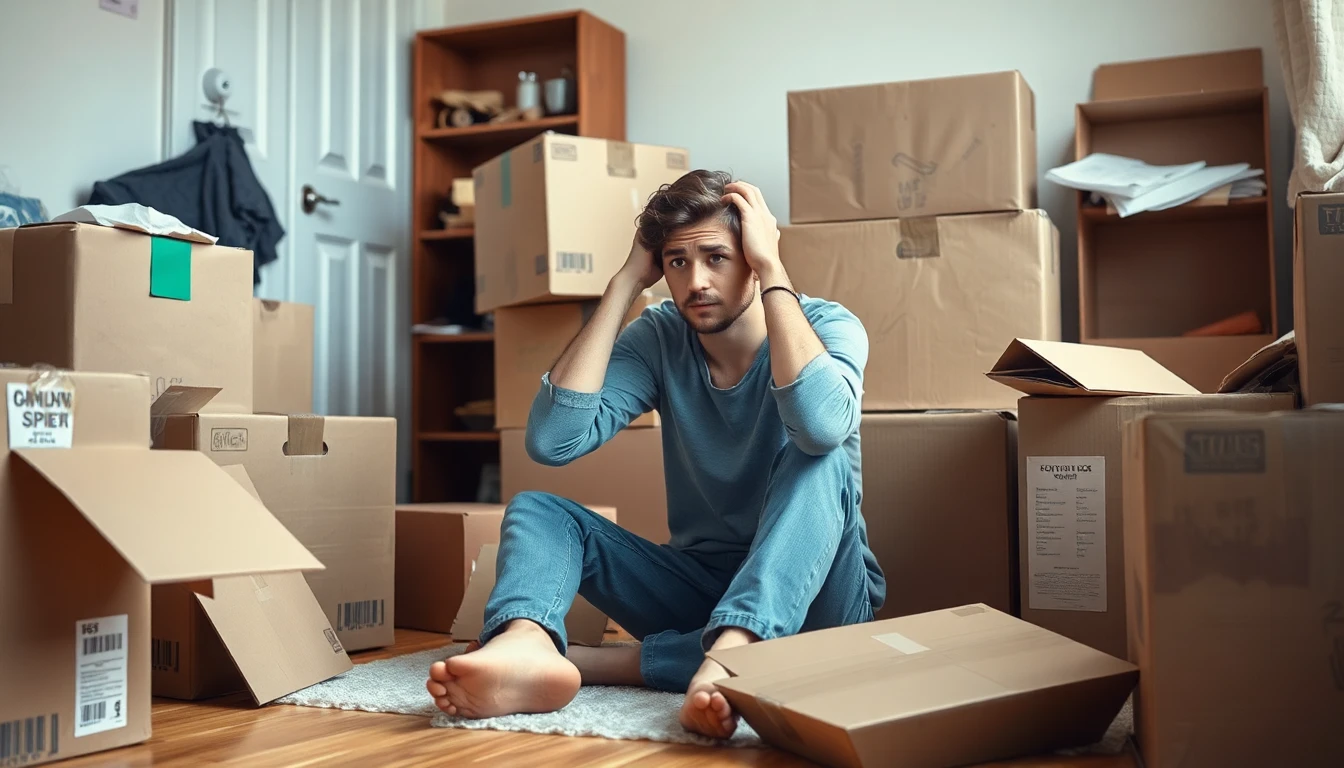 Stress und Chaos bei einem selbstorganisierten Umzug