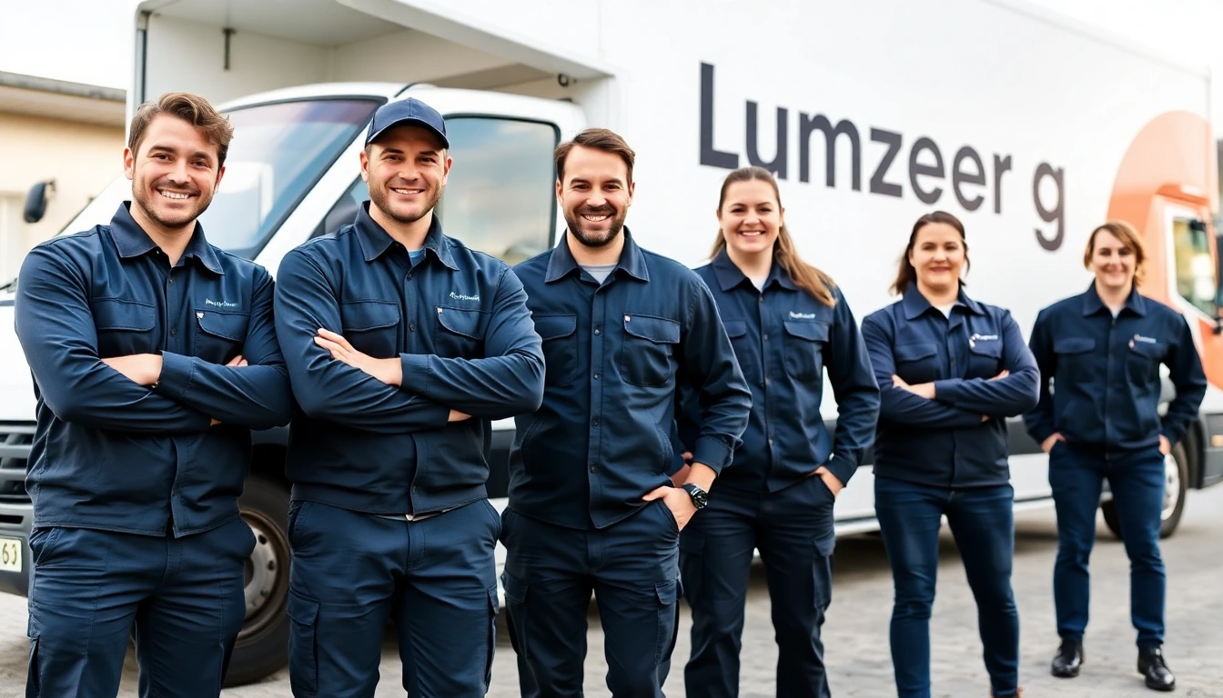 Das professionelle Team der Lüscher Umzug AG