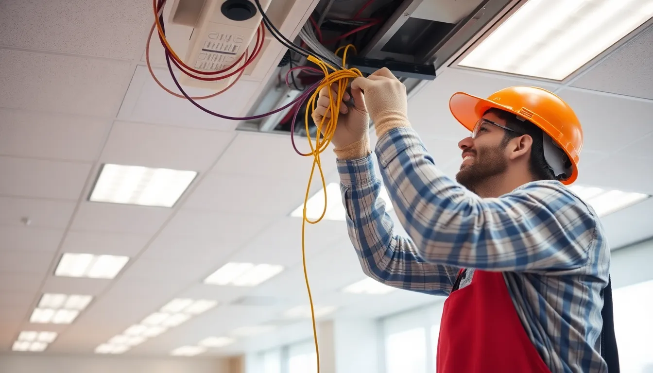 Rückbau von Verkabelungen und Beleuchtungssystemen