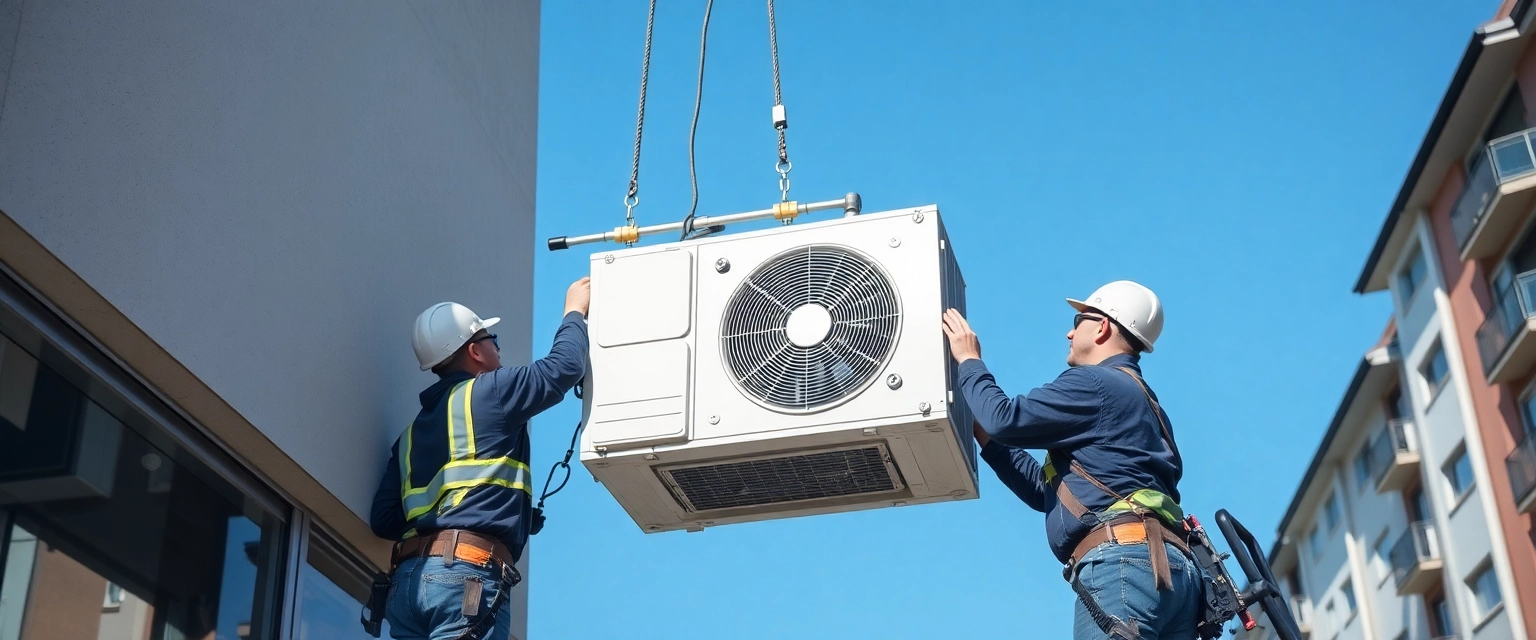 Professionelle Demontage einer Klimaanlage in der Schweiz