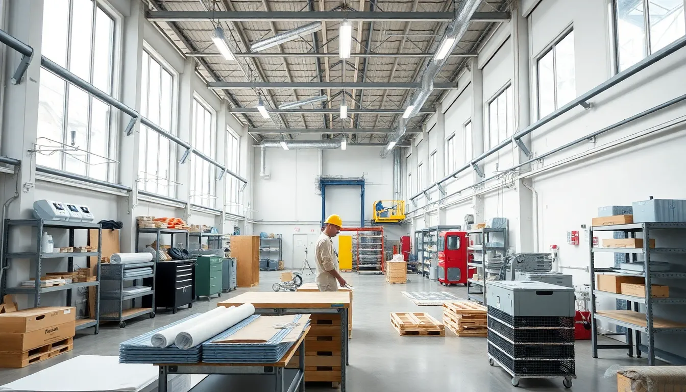 Professionelle Entkernung eines modernen Gewerbegebäudes