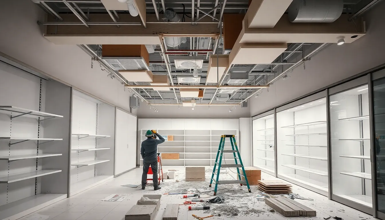 Ladenrückbau und Shop-Demontage