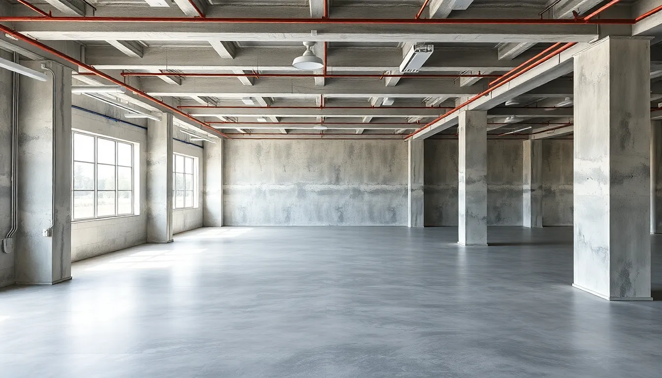 Besenreine Übergabe der Fläche im Rohbauzustand nach dem Rückbau