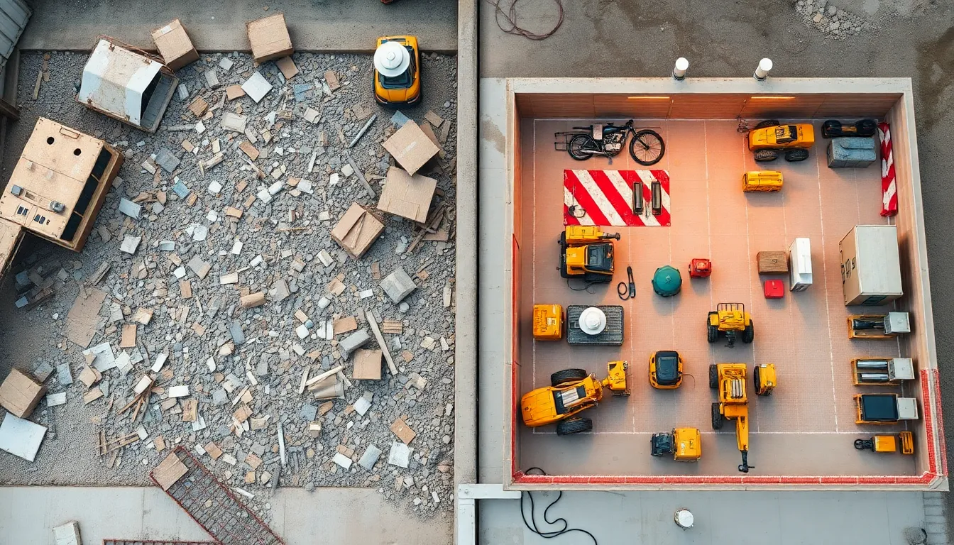 Vergleich von Bauprojekten: Effizienz und Organisation