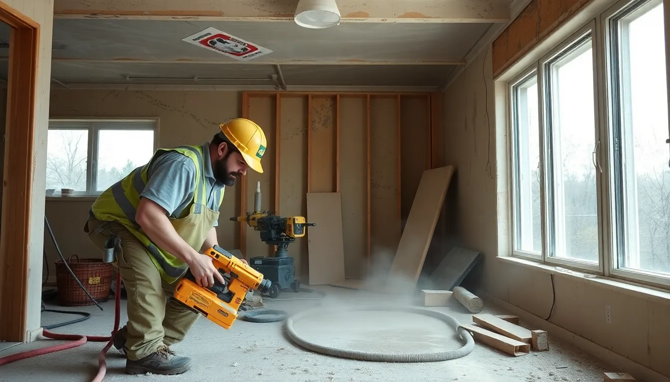 Professionelle Entkernungsarbeiten im Gebäudeinneren