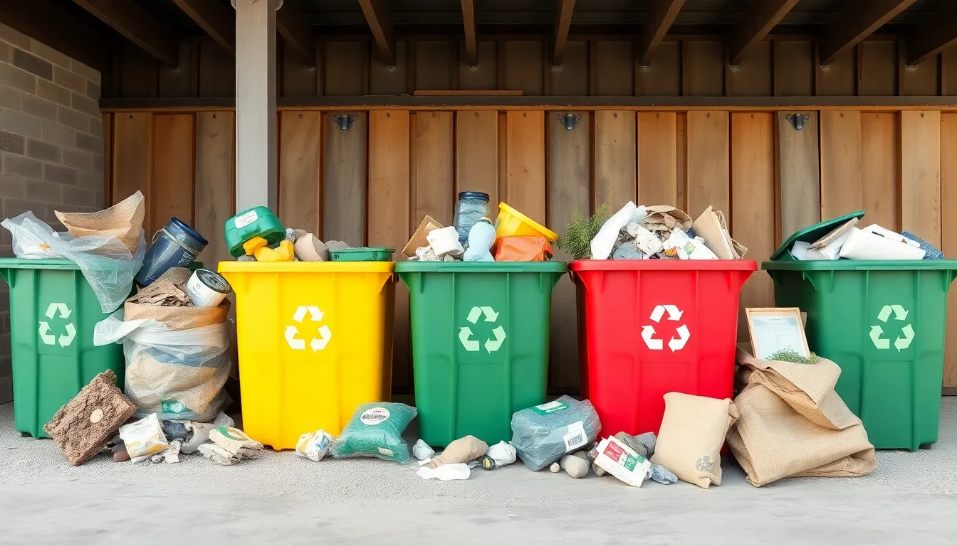 Sortierung von Bauabfällen zum Recycling