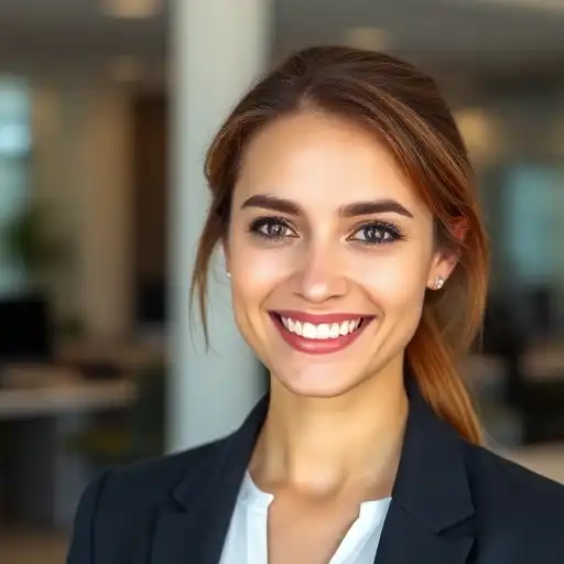 Zufriedene Buchhalterin