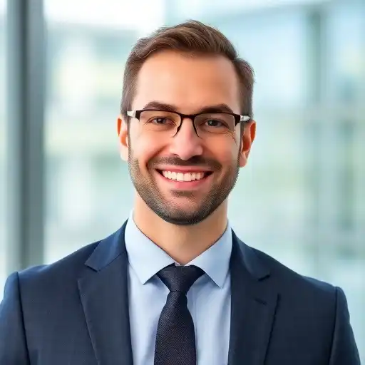Erfolgreich vermittelter Finanzbuchhalter, männlich