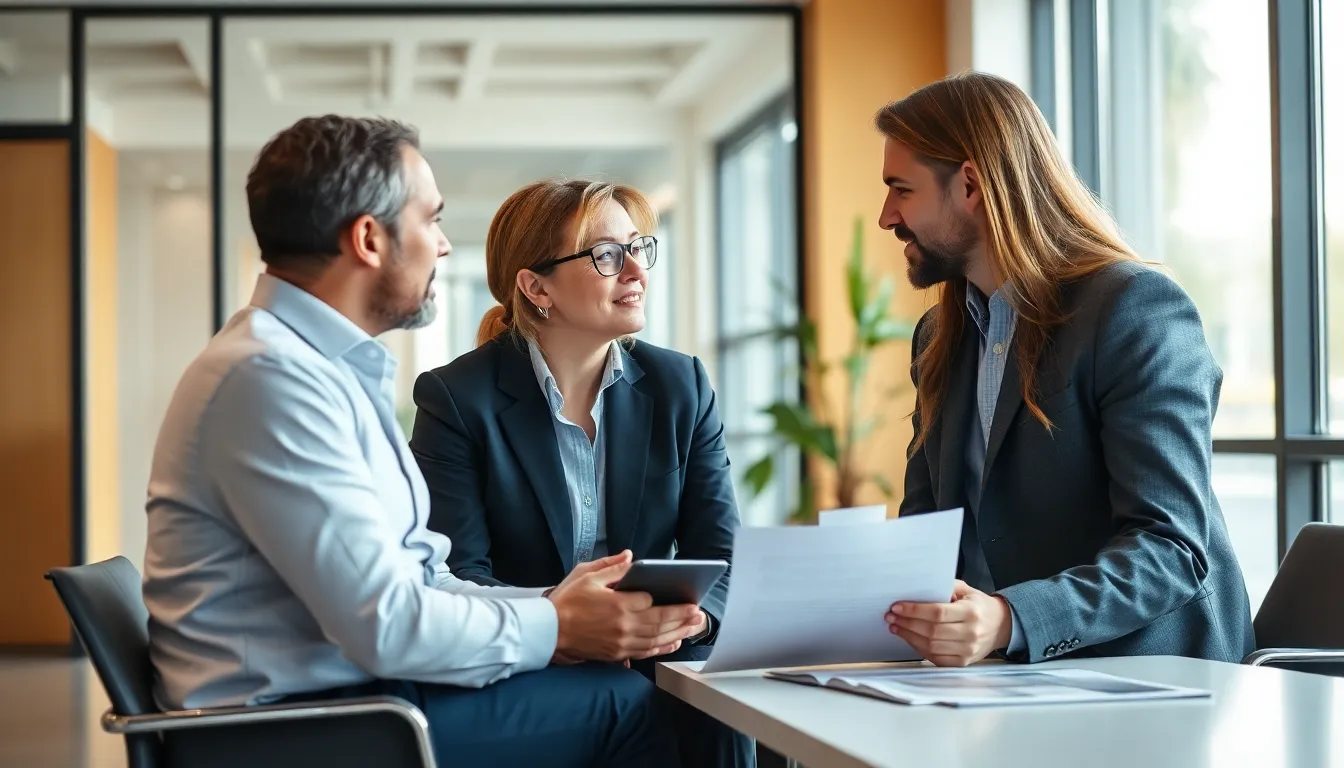 Professionelle Beratung im Treuhand-Sektor, symbolisiert Diskretion und Expertise