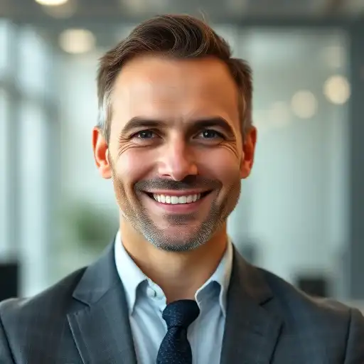 Porträt eines zufriedenen Finanzcontrollers