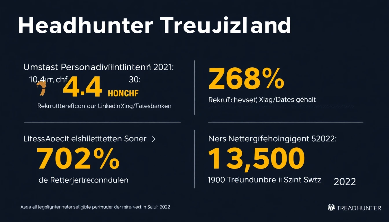 Infografik zu Treuhand Headhunter Marktdaten Schweiz