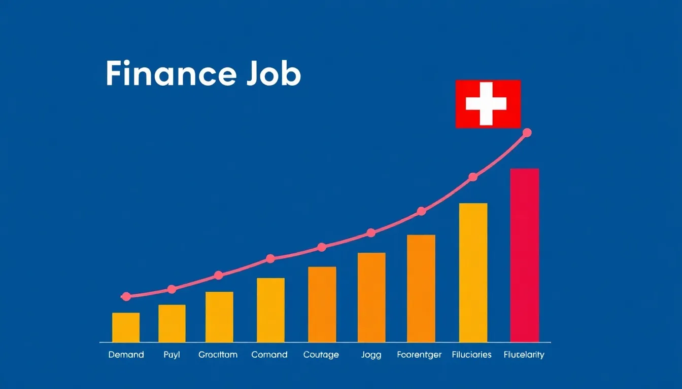 Infografik zur Nachfrage nach Finanzbuchhaltern in der Schweiz