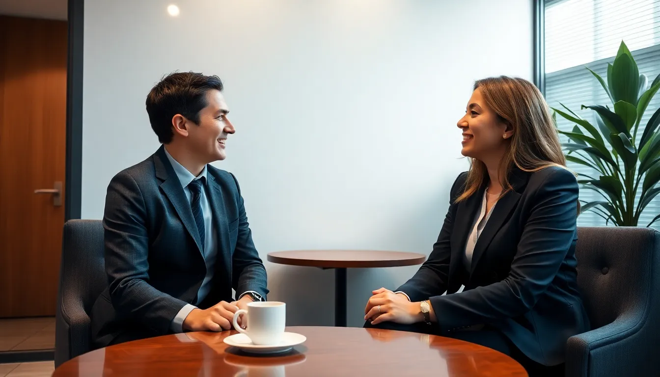 Vertrauliches Erstgespräch mit einem Recruiter