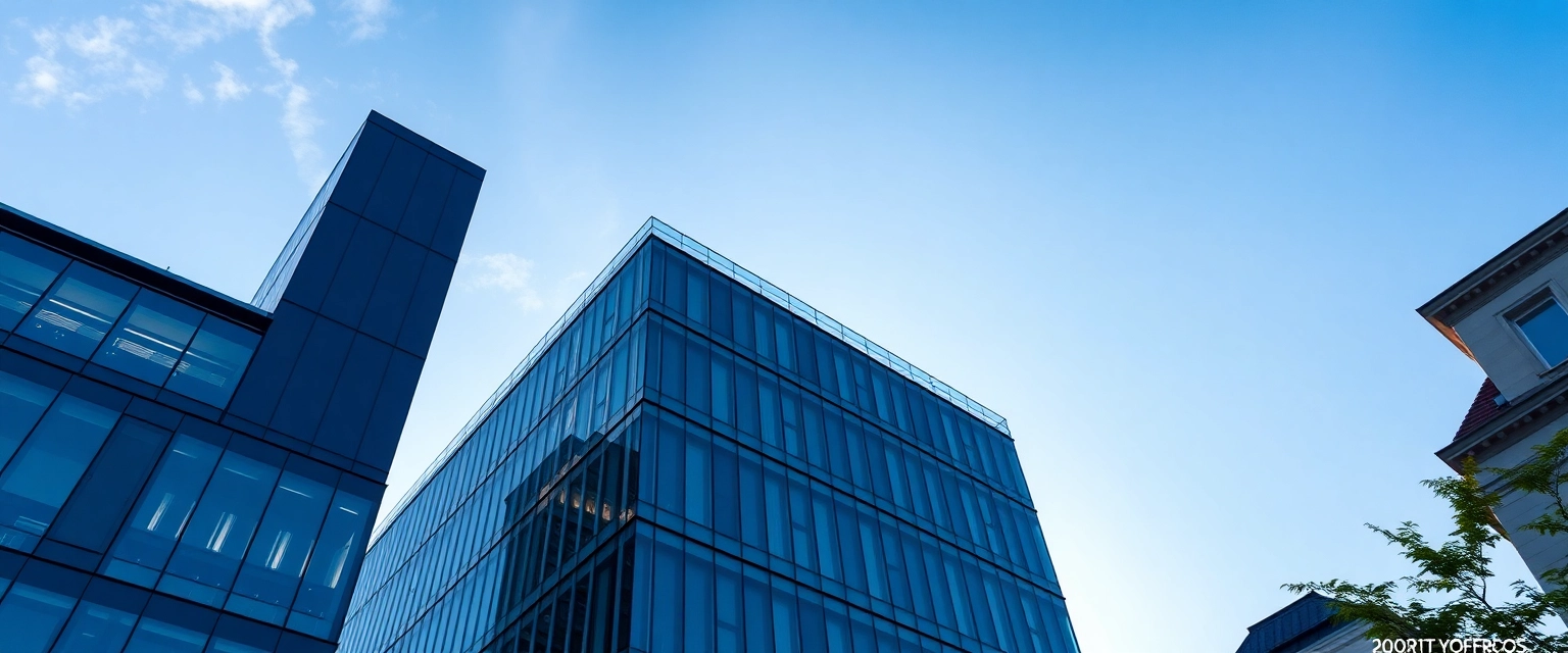 Modernes Bürogebäude in Zürich, symbolisiert Karrierechancen als Leiter Rechnungswesen
