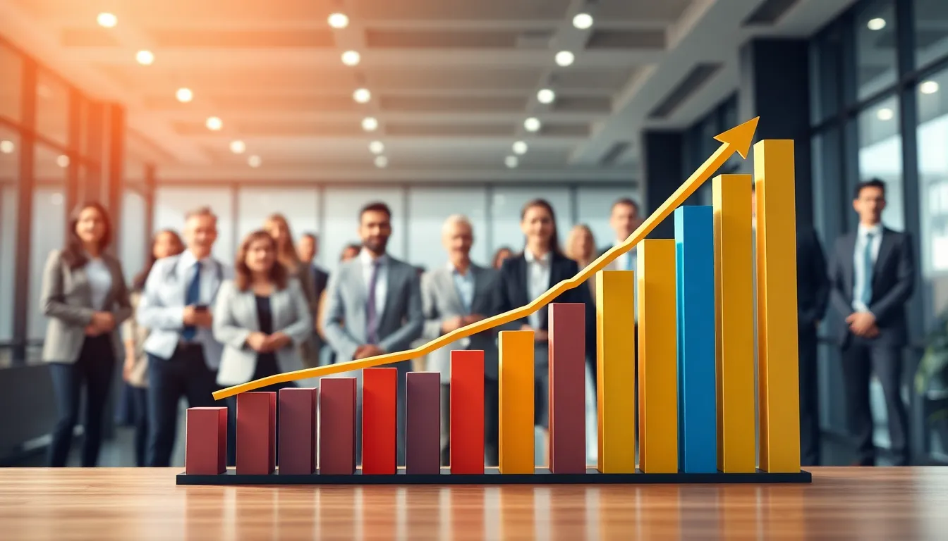 Balkendiagramm zeigt steigende Trends bei Finanzjobs in der Schweiz