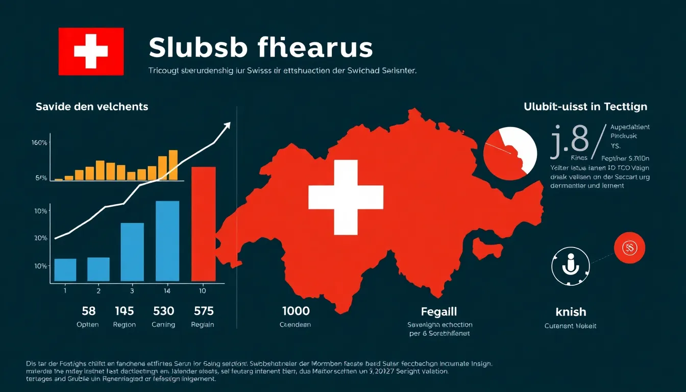 Infografik zu Trends im Schweizer Finanzsektor