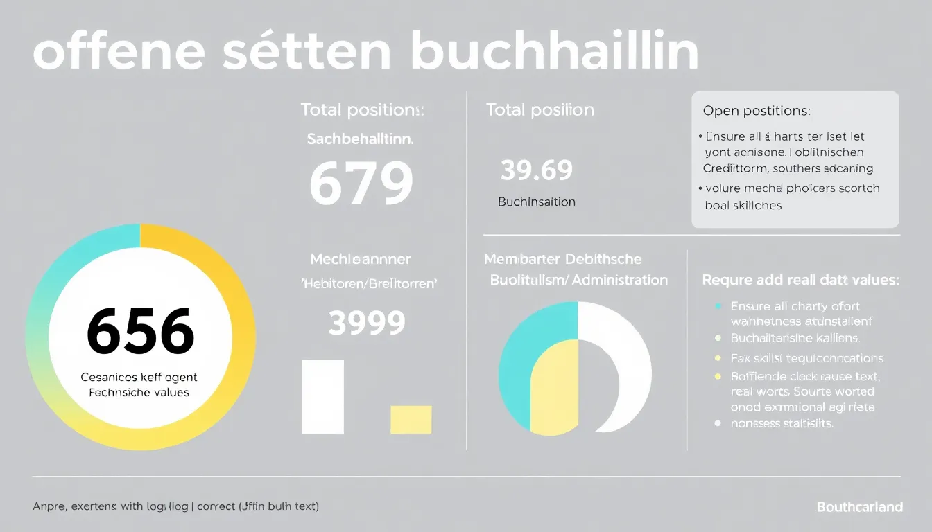 Infografik: Buchhaltung Jobs Schweiz Marktdaten