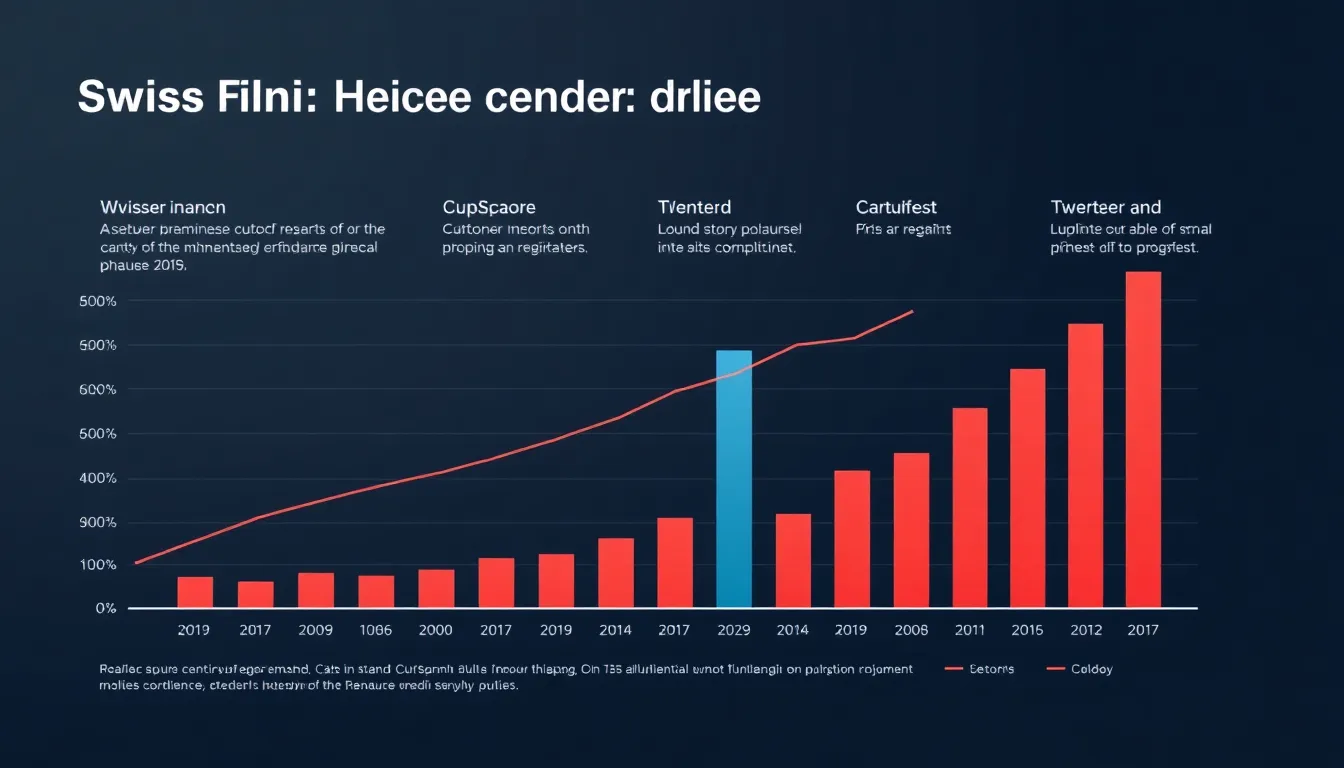 Infografik zu Wachstumstrends im Schweizer Finanz- und Treuhandsektor