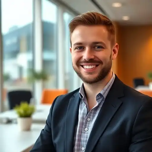 Professioneller Personalberater im Schweizer Büro