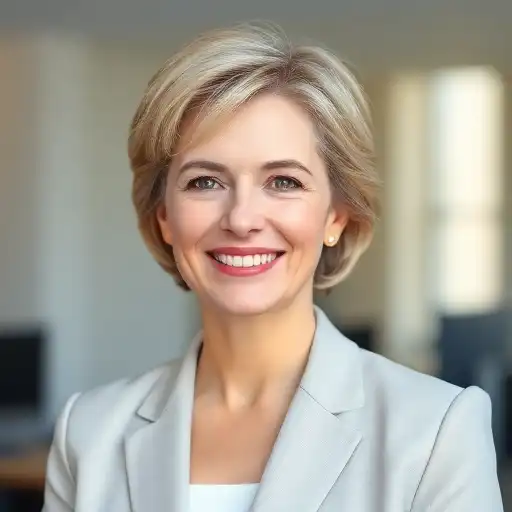 Portrait einer zufriedenen Finanzfachfrau