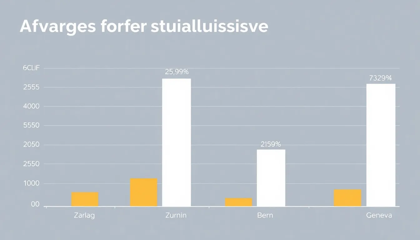 Gehaltsvergleich für Buchhalter in der Schweiz nach Kanton