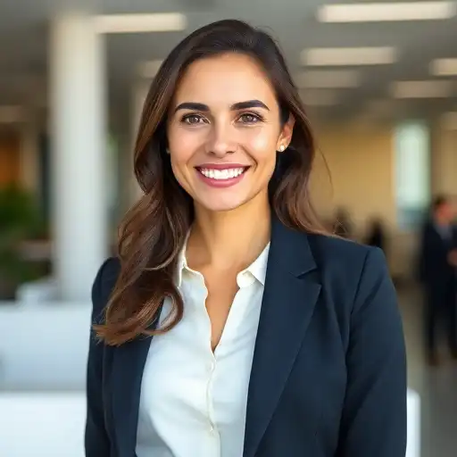 Profilbild einer lächelnden Frau