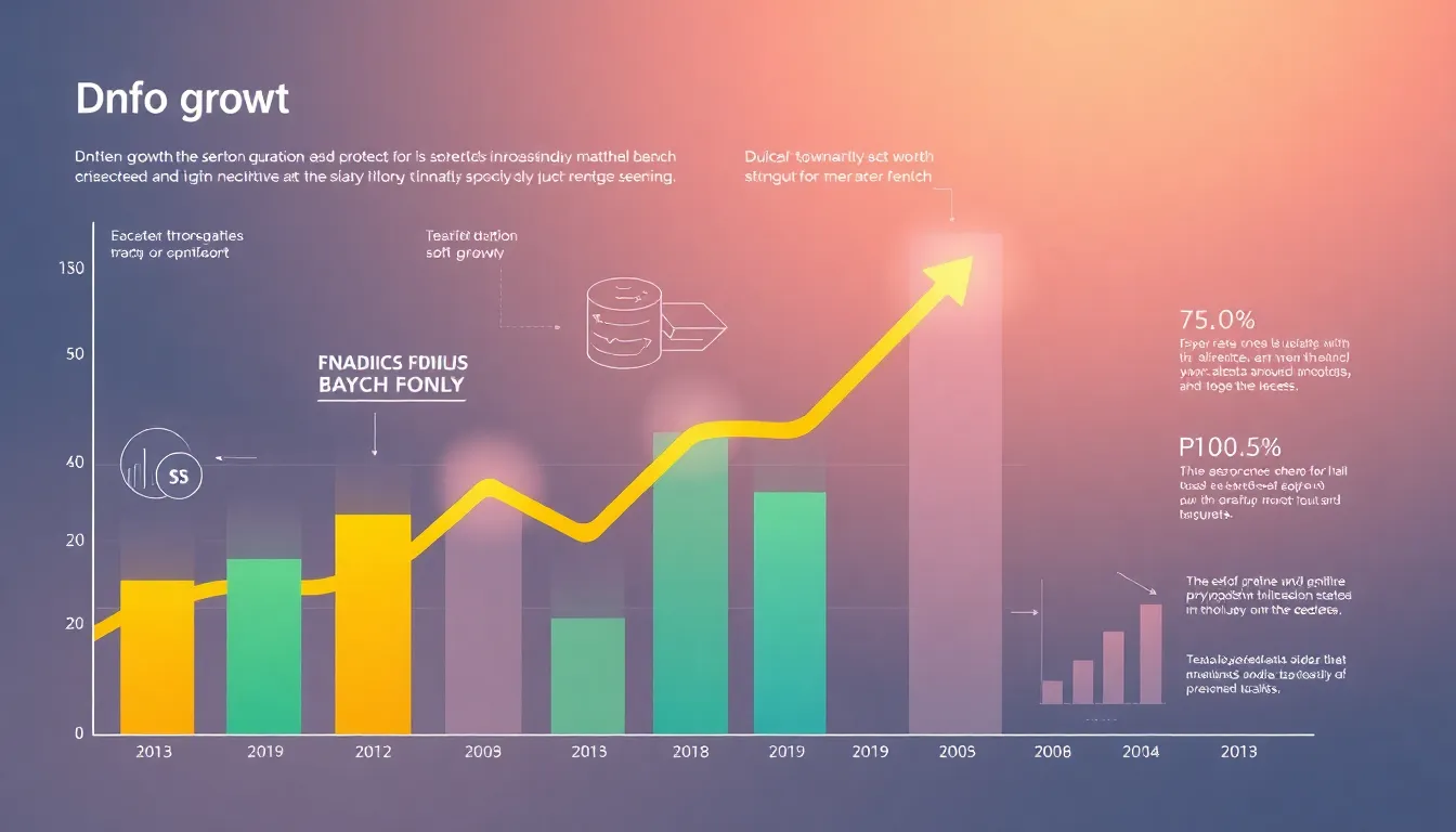 Infografik zu Wachstumstrends im Schweizer Finanzsektor