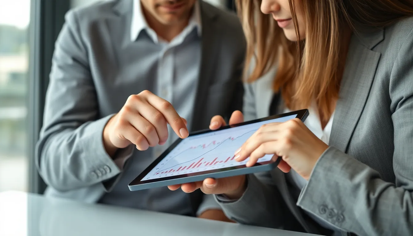 Experten der Stellenvermittlung analysieren den Arbeitsmarkt für Treuhand-Jobs.