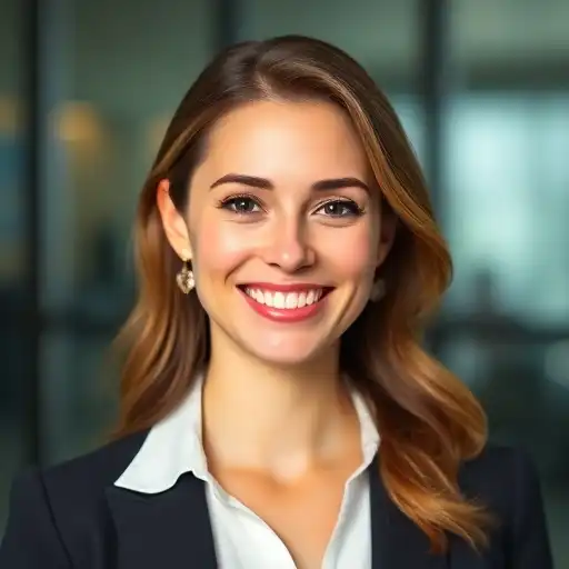 Portrait einer zufriedenen Buchhalterin