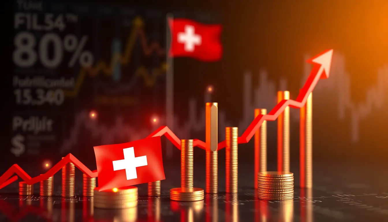 Grafik: Wachstumstrends im Schweizer Finanz- und Treuhandsektor