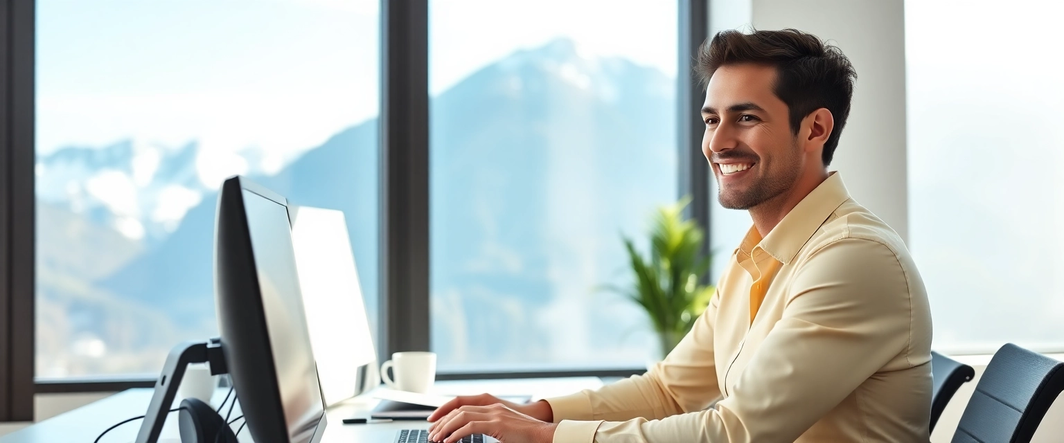 Professionelle Treuhänderin blickt optimistisch in die Zukunft