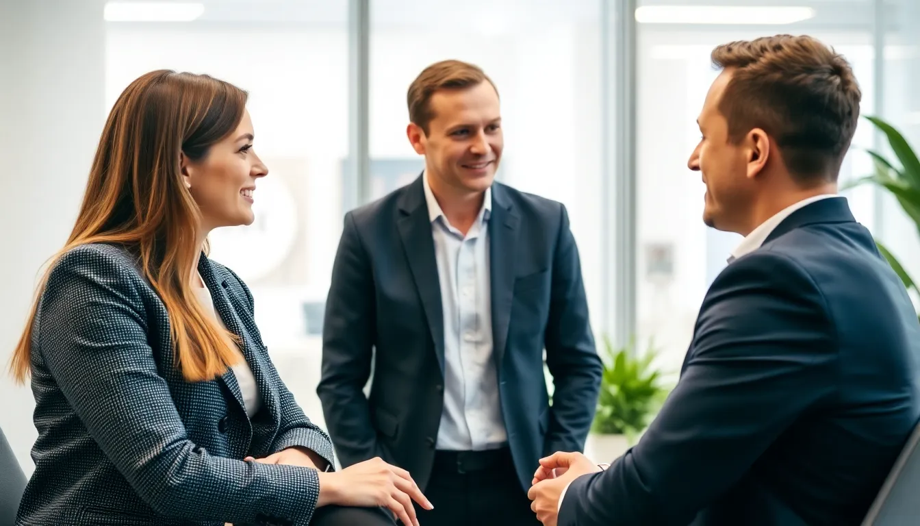 Recruiter berät Kandidaten diskret bei der Jobsuche