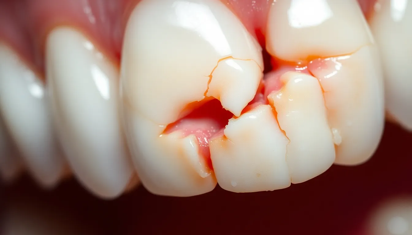 Abgenutzte Zähne durch Bruxismus