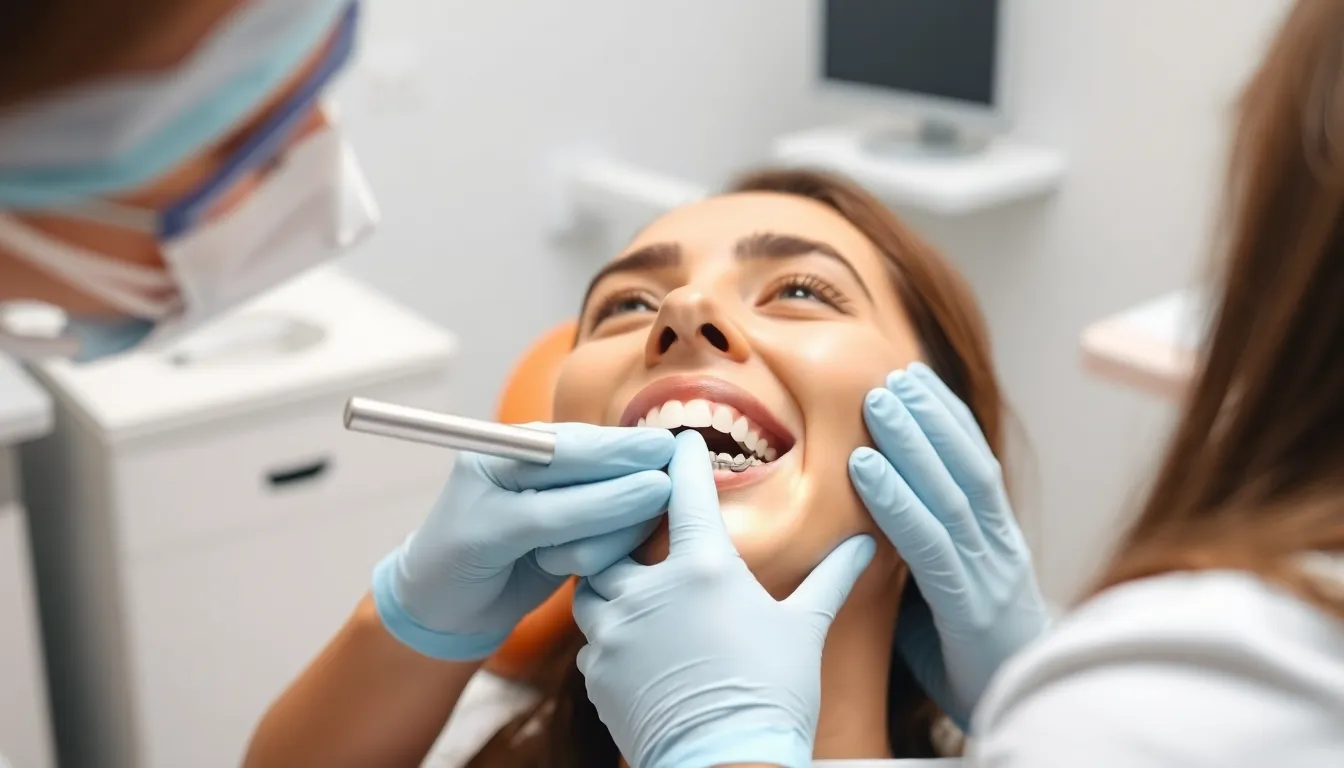 Zahnreinigung durch Dentalhygienikerin